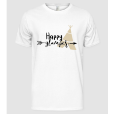 Pólómánia Happy glamper - Férfi Alap póló férfi póló