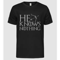 Pólómánia He knows nothing páros - Férfi Alap póló