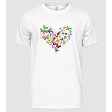 Pólómánia heart_butterfly - Férfi Alap póló