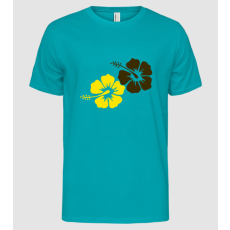 Pólómánia Hibiszkuszok - Férfi Alap póló
