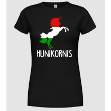 Pólómánia hunikornis - Női Kerek nyakú Póló női póló