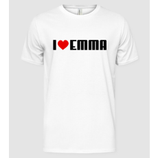 Pólómánia I love Emma - Férfi Alap póló