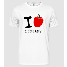 Pólómánia I Love Hungary! - Férfi Alap póló