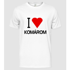 Pólómánia I love Komárom - Férfi Alap póló férfi póló