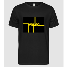 Pólómánia I love music - Férfi Alap póló