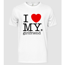 Pólómánia I love my gf - Férfi Alap póló férfi póló