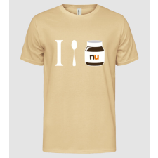 Pólómánia i love nutella - Férfi Alap póló férfi póló