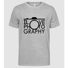 Pólómánia I love photography - Férfi Alap póló férfi póló