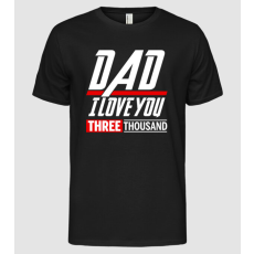 Pólómánia I love you three thousand - Férfi Alap póló