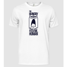 Pólómánia I'm hungry. Feed me human - Férfi Alap póló