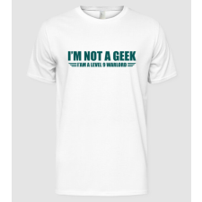 Pólómánia I'm not a geek - Férfi Alap póló férfi póló