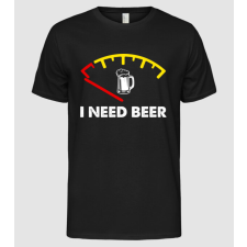 Pólómánia I need beer - Férfi Alap póló férfi póló