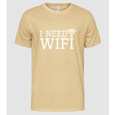 Pólómánia I need wifi - Férfi Alap póló