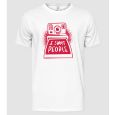 Pólómánia I shoot people - Fotós - Férfi Alap póló férfi póló