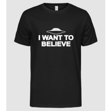 Pólómánia I want to believe - Férfi Alap póló