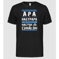 Pólómánia Jó apa, jó nagypapa - Férfi Alap póló