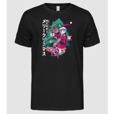 Pólómánia Karácsonyi Anime - Férfi Alap póló férfi póló