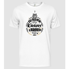 Pólómánia Kávézós Karácsonyi póló - Férfi Alap póló férfi póló