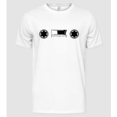 Pólómánia kazetta.ai - Férfi Alap póló