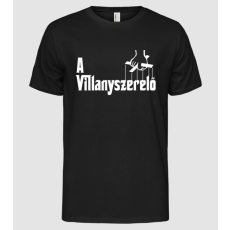 Pólómánia KERESZTAPA  Villanyszerelő - Férfi Alap póló