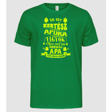 Pólómánia Kertész Apuka - Férfi Alap póló