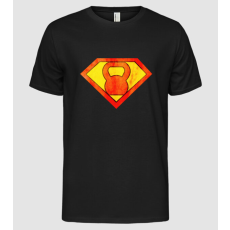 Pólómánia Kettlebell Hős - Férfi Alap póló