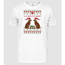 Pólómánia Kutyás karácsony - Férfi Alap póló férfi póló