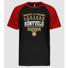 Pólómánia Legjobb apuka...KÖNYVELŐ - Férfi Baseball Póló férfi póló