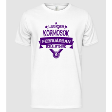 Pólómánia Legjobb körmös - születésnap JANUÁR - Férfi Alap póló