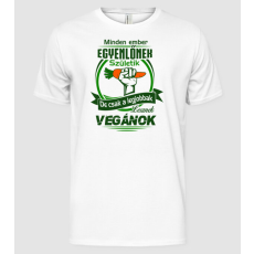 Pólómánia Legjobbak lesznek Vegánok - Férfi Alap póló