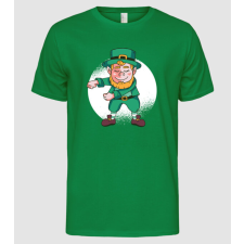 Pólómánia Leprechaun Floss - St. Patrick Dab tánc - Férfi Alap póló férfi póló