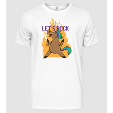 Pólómánia Let's Rock - Lovas - Férfi Alap póló