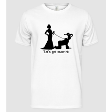 Pólómánia Lets get married - Férfi Alap póló