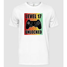Pólómánia level 17 unlocked retro gamer - Férfi Alap póló férfi póló