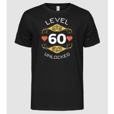 Pólómánia Level 60 Unlocked Gamer póló - Férfi Alap póló férfi póló
