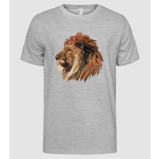 Pólómánia lion polygon - Férfi Alap póló férfi póló