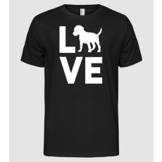 Pólómánia LOVE Beagle  - Férfi Alap póló