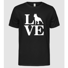 Pólómánia LOVE  BULLDOG - Férfi Alap póló