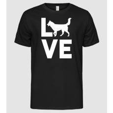 Pólómánia LOVE Husky  - Férfi Alap póló