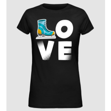 Pólómánia love - korcsolya - Női Alap póló női póló