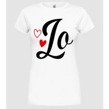 Pólómánia LOVE páros - Női Kereknyakú Póló női póló