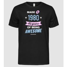 Pólómánia made in 1980 - 40 years of being awesome - Férfi Alap póló
