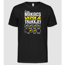 Pólómánia Makacs vizsla trükkjei - Férfi Alap póló