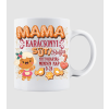 Pólómánia Mama karácsonyi sütibolt  bögre méret - Fehér bögre