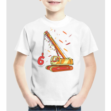 Pólómánia Markoló 6 éves Születésnap - Uniszex Gyerek Póló gyerek póló
