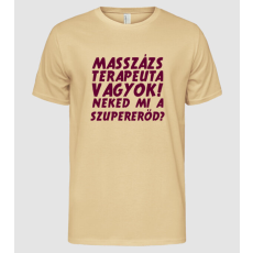 Pólómánia Masszőr szupererő - Férfi Alap póló