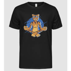 Pólómánia Meditáló Tigris - Férfi Alap póló