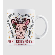 Pólómánia Meri kriszmösz dzsingül bellsz bögre méret - Fehér bögre bögrék, csészék