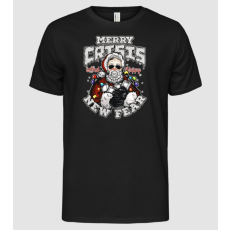 Pólómánia Merry Crisis and Happy New Fear - Férfi Alap póló