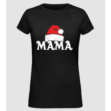 Pólómánia Mikulás sapka Mama - Női Alap póló